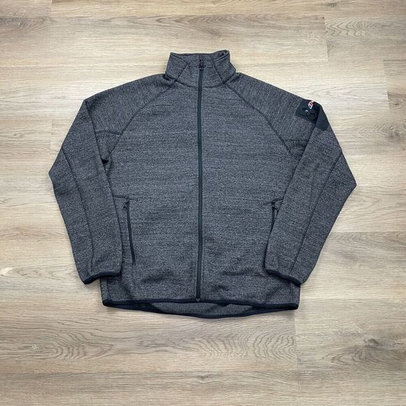 Berghaus Jacket Mens Extra Large Gray Blu Fleece Full Zip Outdoor - Picture 1 of 12